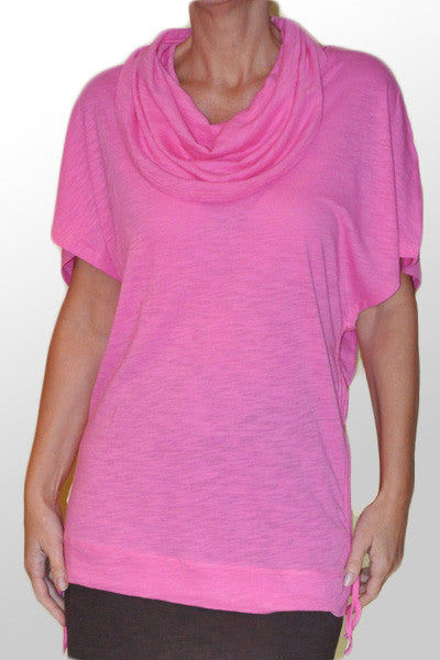 Bamboo Drape Neck Pullover